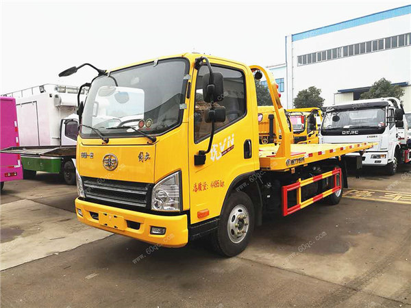 解放虎VN藍(lán)牌一拖二清障車(chē)