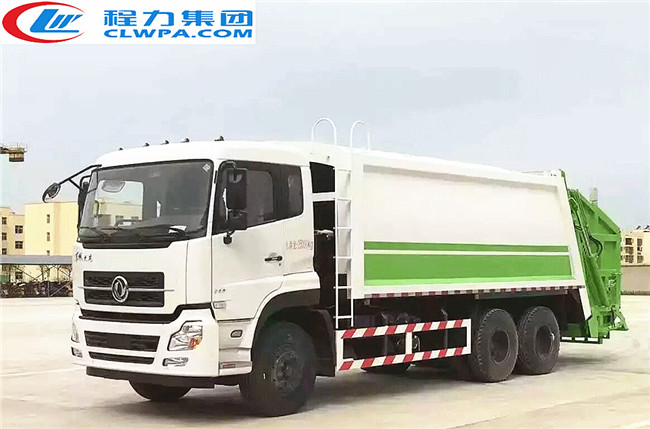 國(guó)五東風(fēng)天龍后雙橋壓縮式垃圾車