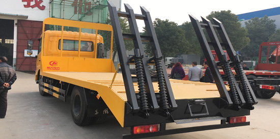 【國五】東風(fēng)天錦單橋平板車