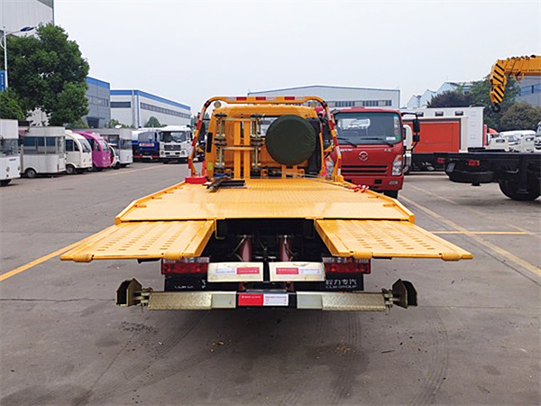 江淮V5一拖二藍(lán)牌清障車