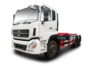 國(guó)五東風(fēng)天龍后雙橋車廂可卸式垃圾車