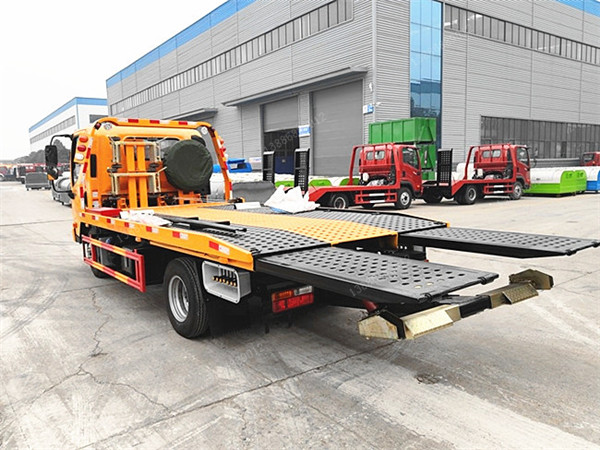 大運(yùn)一拖二平板藍(lán)牌清障車