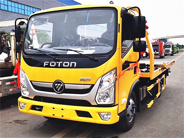 福田奧鈴速運(yùn)一拖二藍(lán)牌清障車(chē)