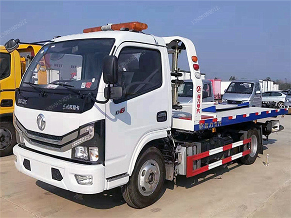 東風(fēng)多利卡一拖二藍(lán)牌清障車